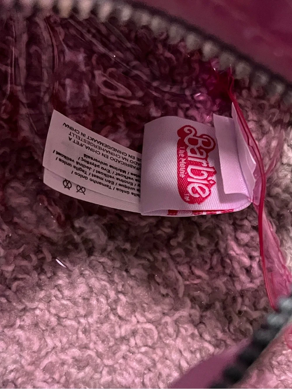 Barbie The Movie Clear Pink Cosmetic Pouch